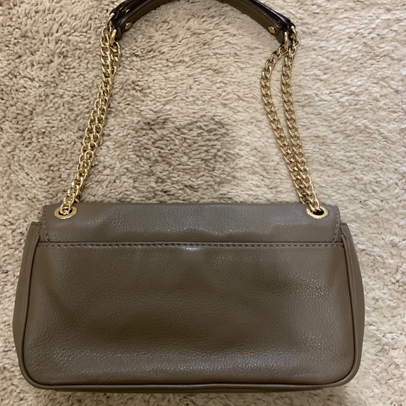 Michael Kors Leather Top Flap Shoulder Bag - Picture 2 of 8